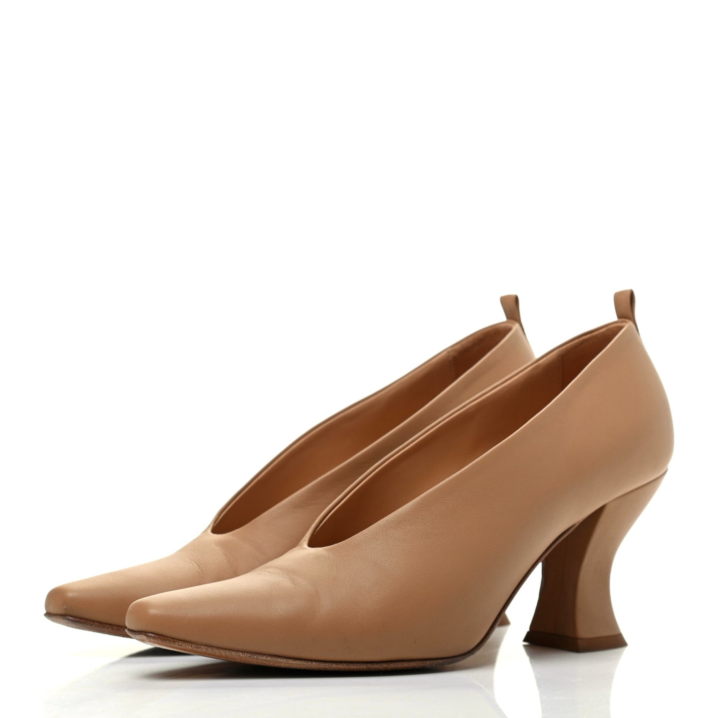 Nappa Almond Pumps 38 Nude