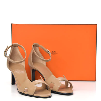 Hermes Calfskin Premiere 70 Sandals 36.5 Beige 8 of 8