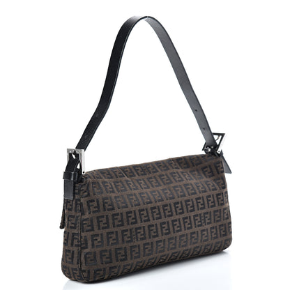 Fendi Zucchino Baguette Brown 2 of 9