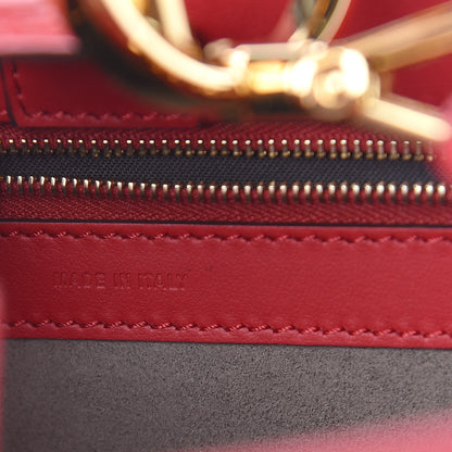 Fendi Vitello Century Opaco F is Fendi Bi-Color Small Runaway Satchel Fragola Black 7 of 11