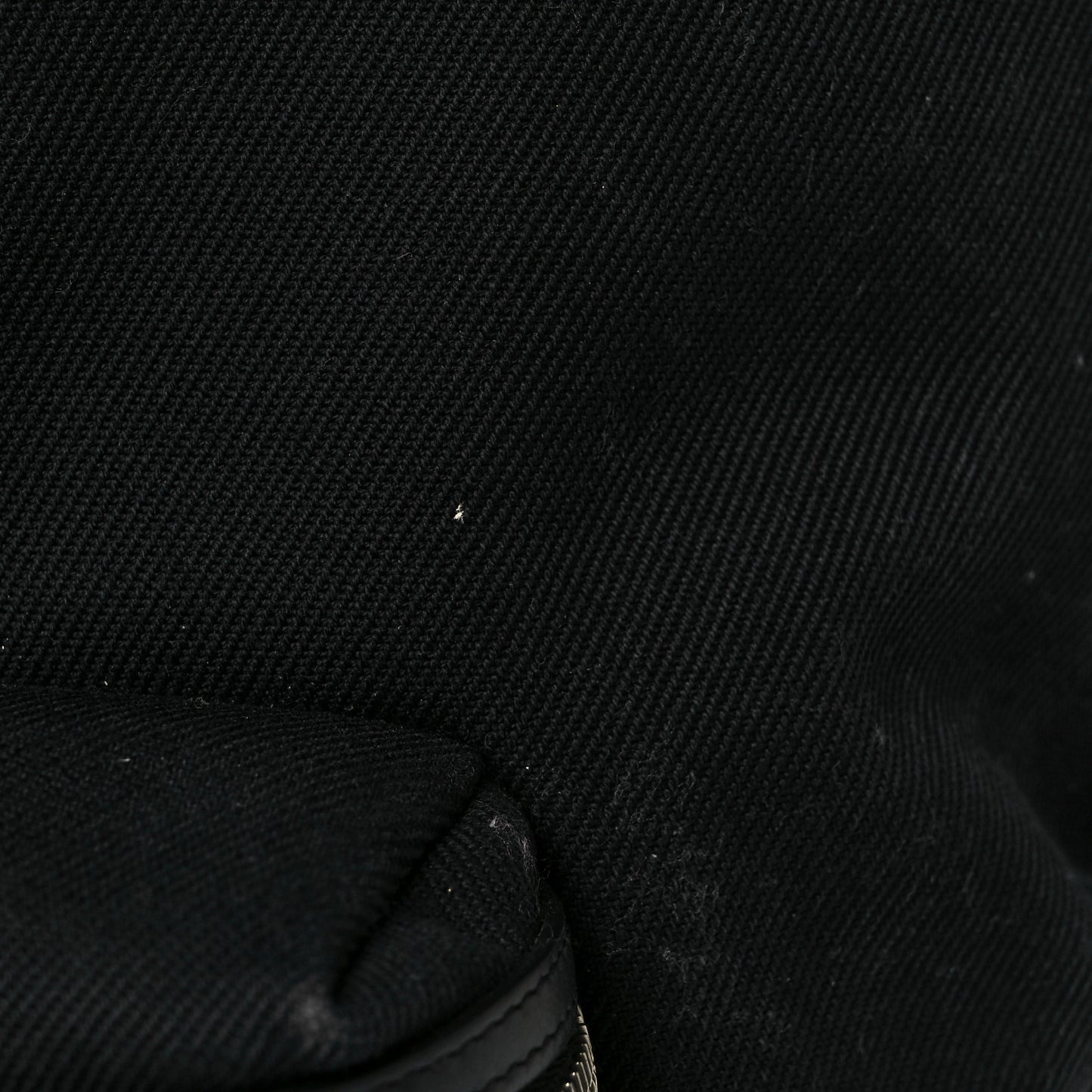 Canvas Signature Embroidered City Backpack Black