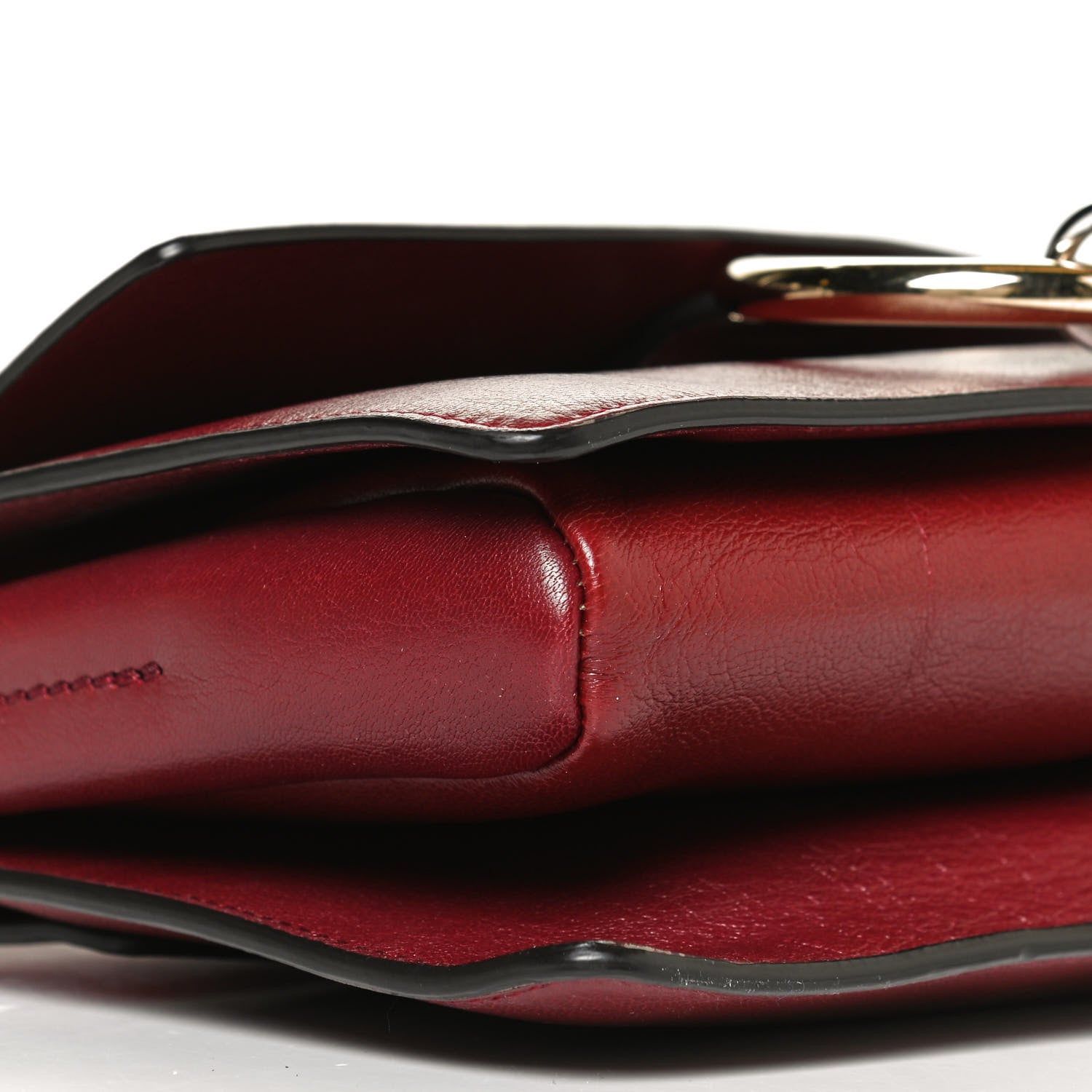 Chloe Goatskin Small Faye Shoulder Bag Sienna Red 9 of 14