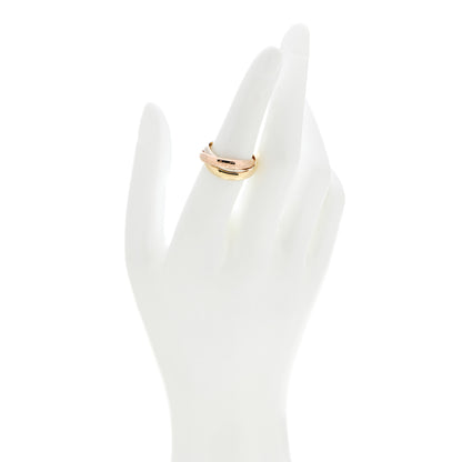 Cartier 18K Pink Yellow White Gold Classic Les Must De Cartier Trinity Ring 53 6.25 2 of 5