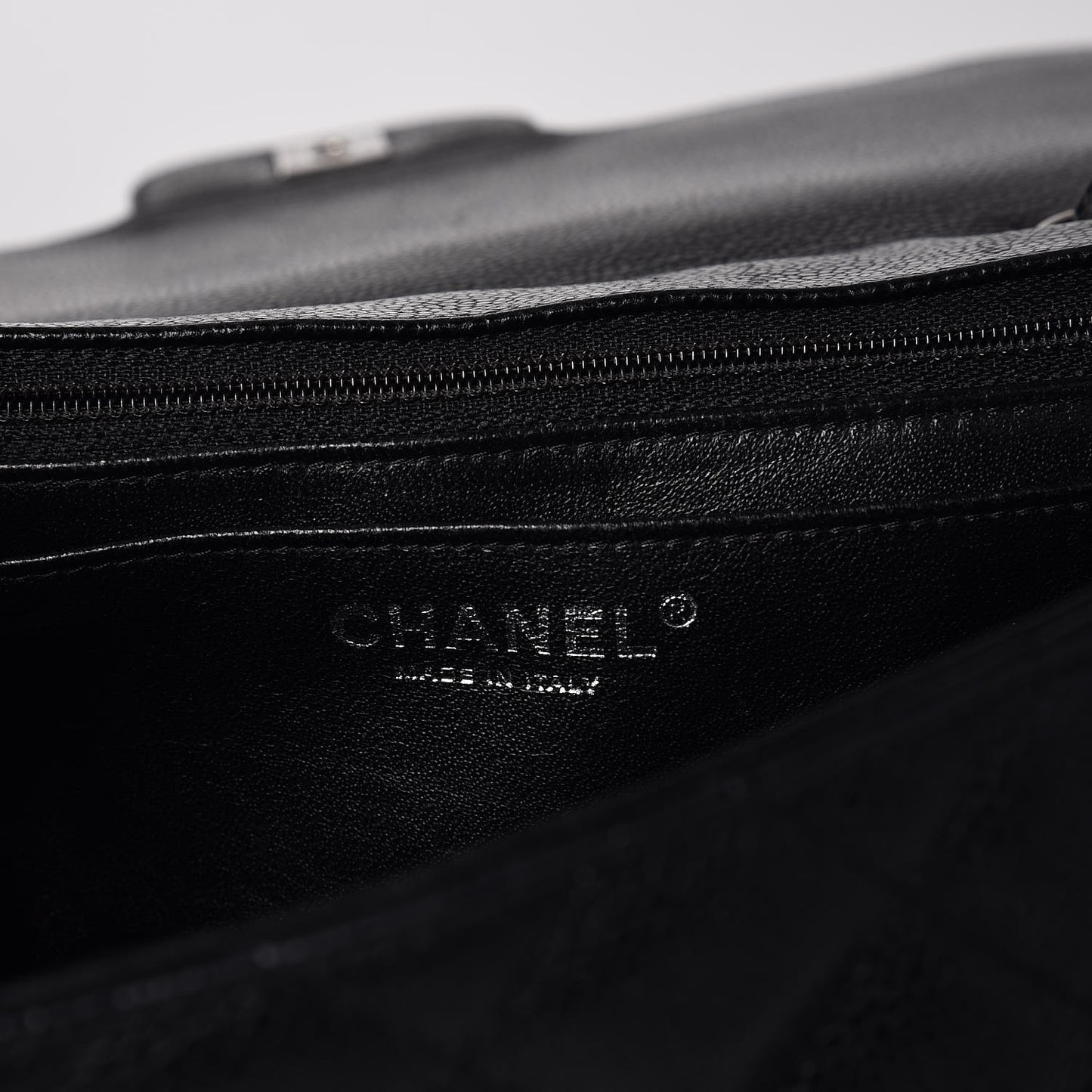 Caviar Quilted Jumbo Single Flap Black