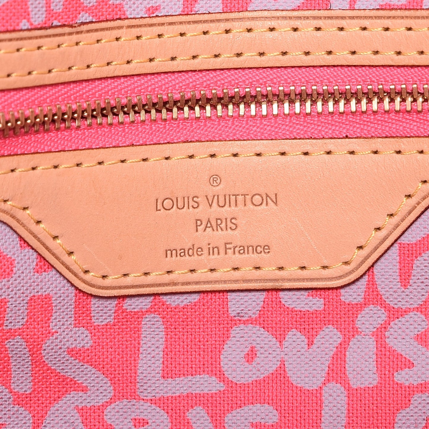 Monogram Graffiti Neverfull GM Fuchsia