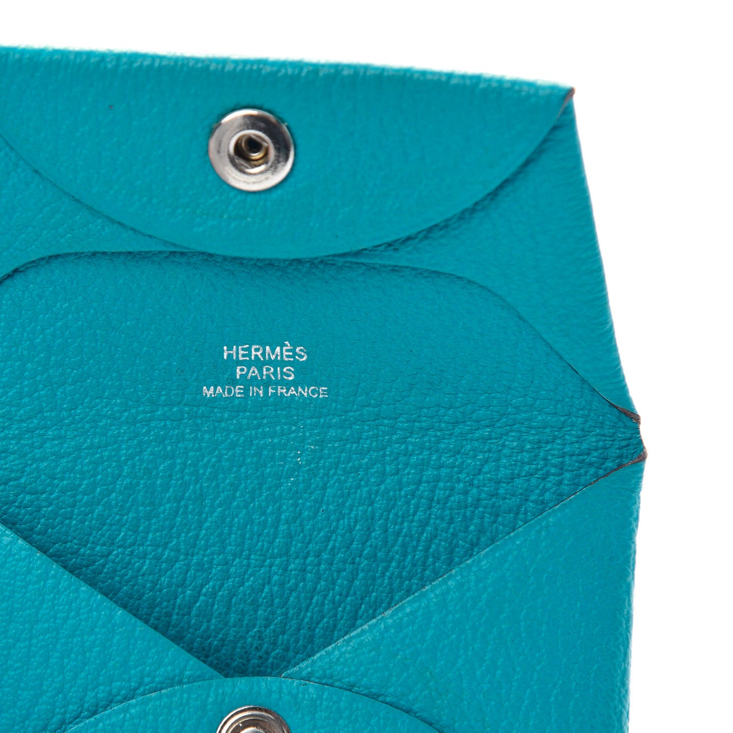 Chevre Mysore Bastia Coin Purse Turquoise