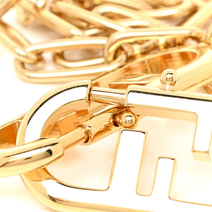 Fendi Metal O'Lock Strap You Gold 4 of 5