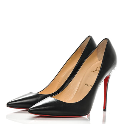 Christian Louboutin Kid Decollete 554 100 Pumps 40 Black 3 of 8