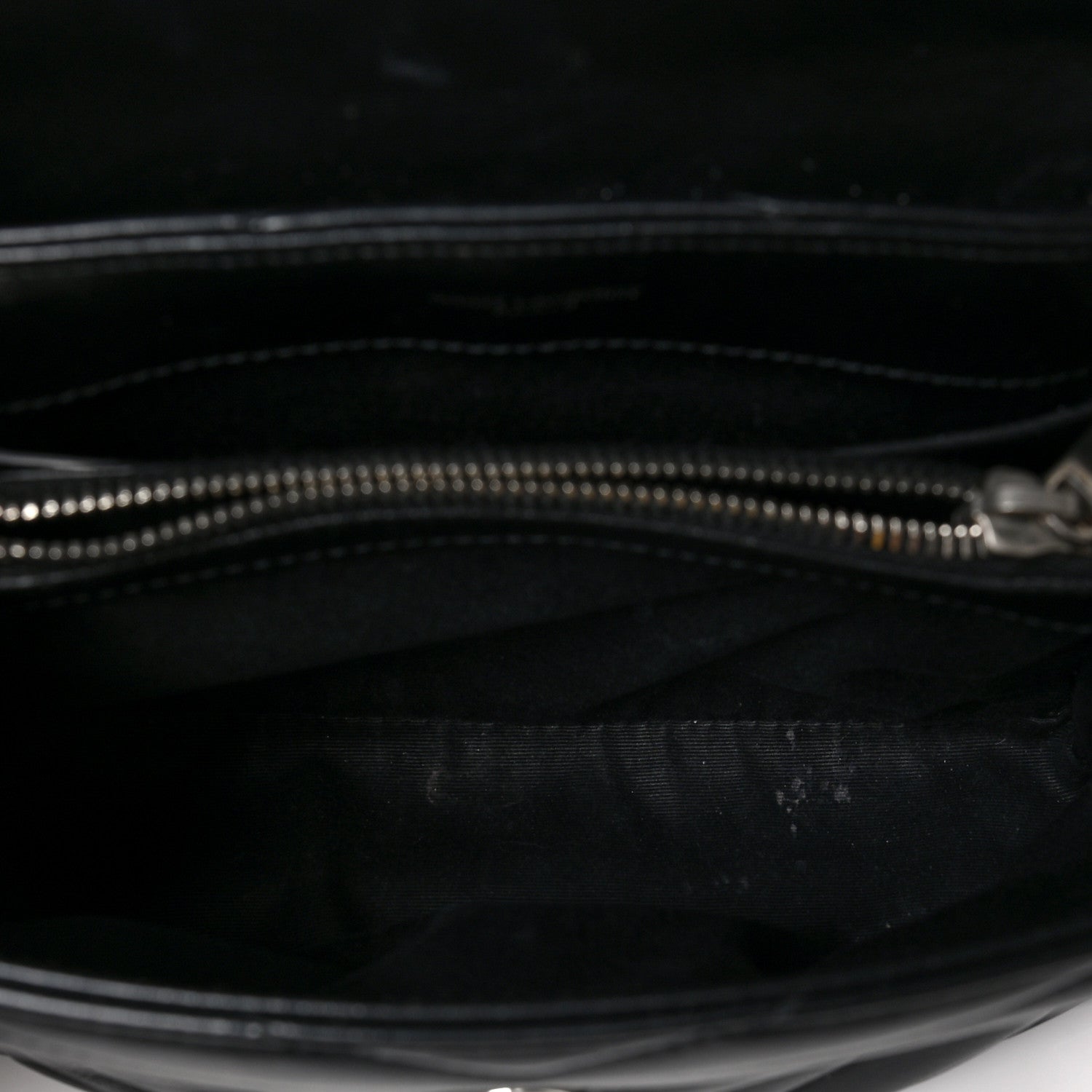 Saint Laurent Calfskin Y Quilted Monogram Small Loulou Chain Satchel Black 5 of 8