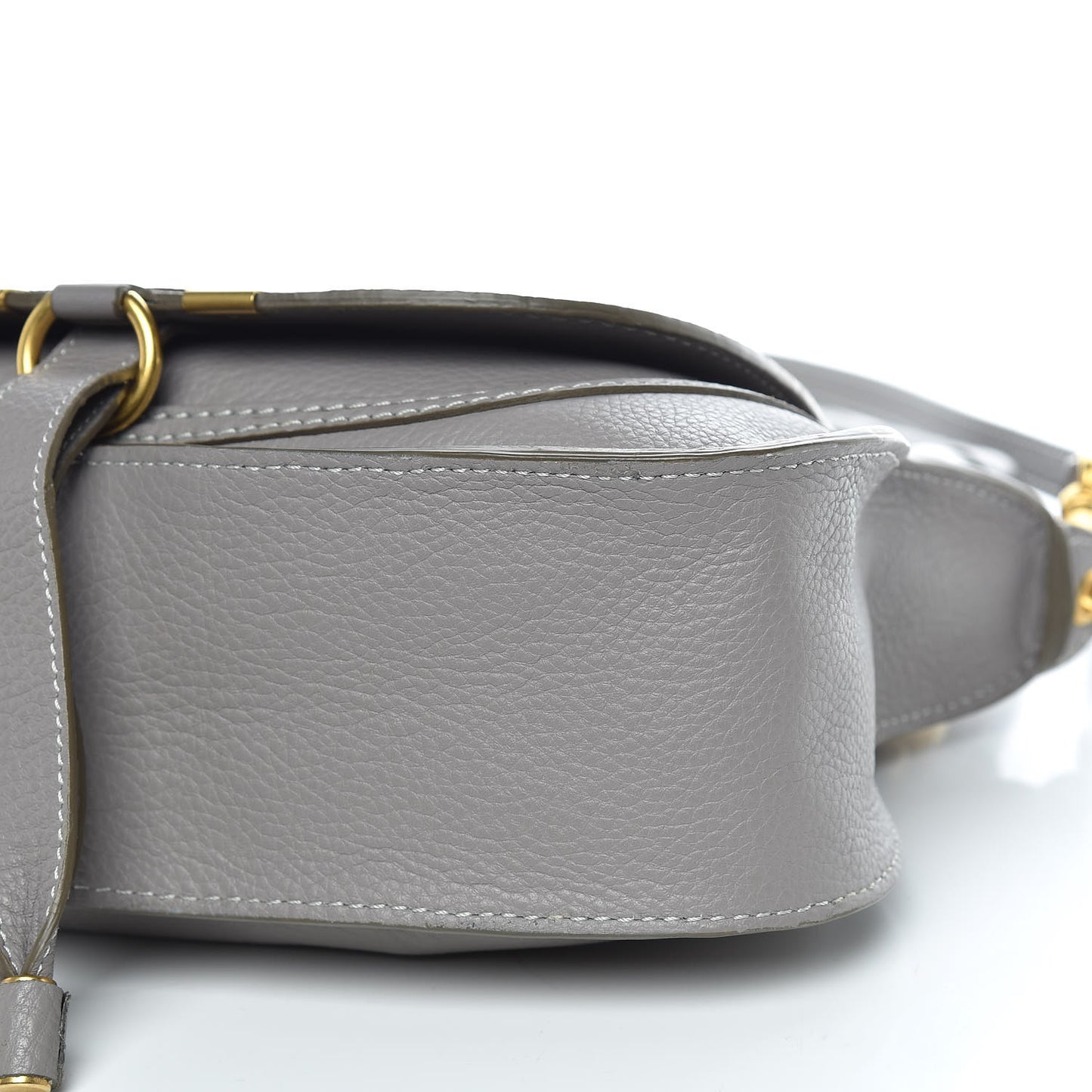 Calfskin Small Marcie Satchel Cashmere Grey