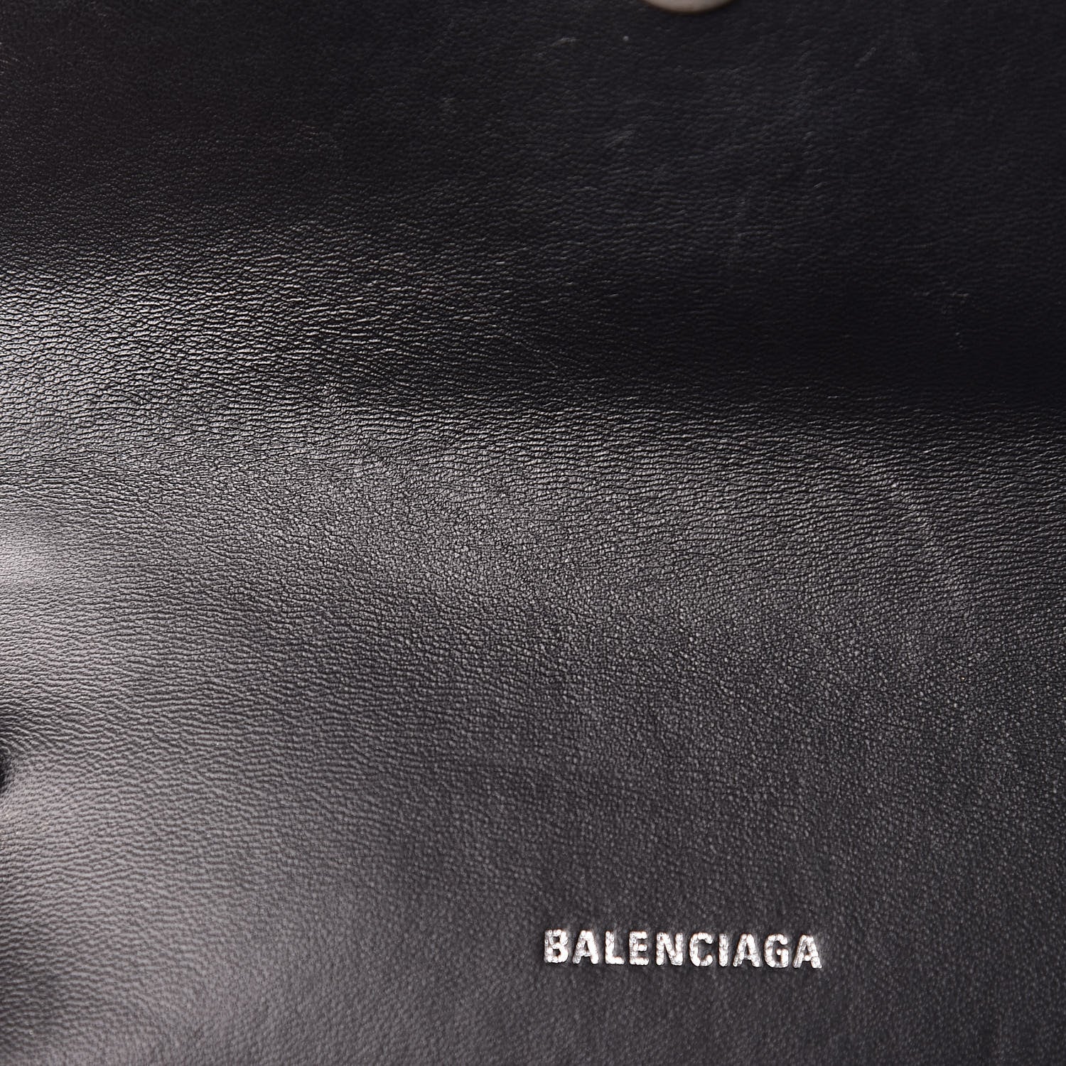 Balenciaga Smooth Calfskin B Wallet on Chain Black 10 of 12