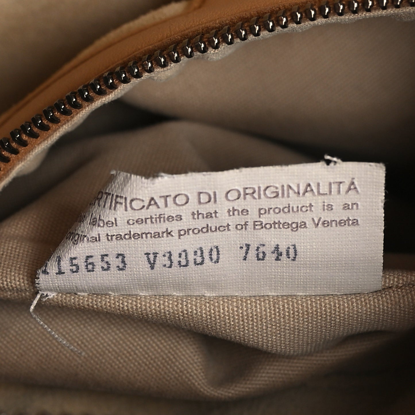 BOTTEGA VENETA Nappa Intrecciato Embossed Medium Veneta Hobo Camel