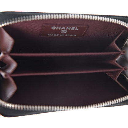 Chanel Caviar Quilted Zip Coin Purse Black 5 of 8