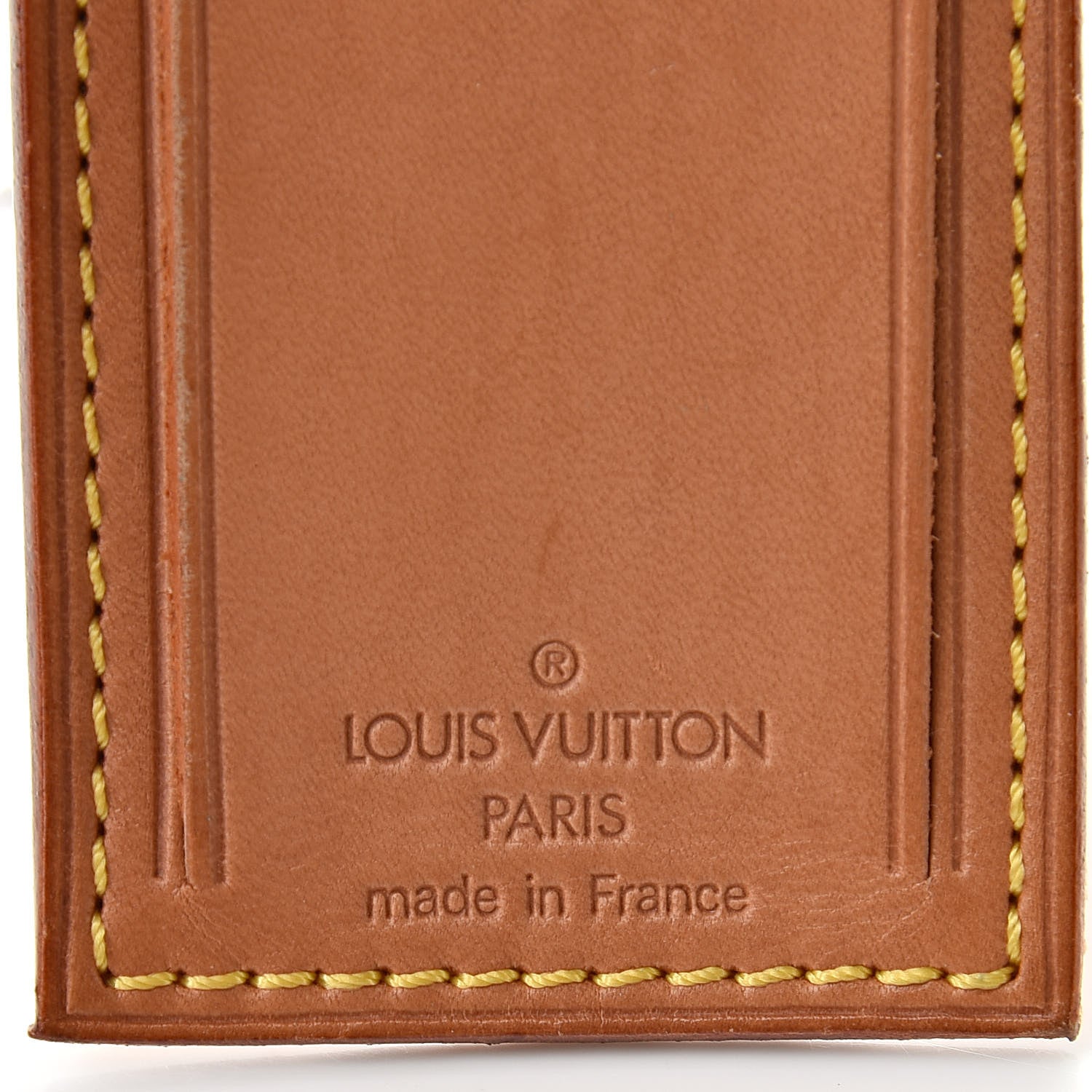 Louis Vuitton Vachetta Luggage Tag 3 of 5