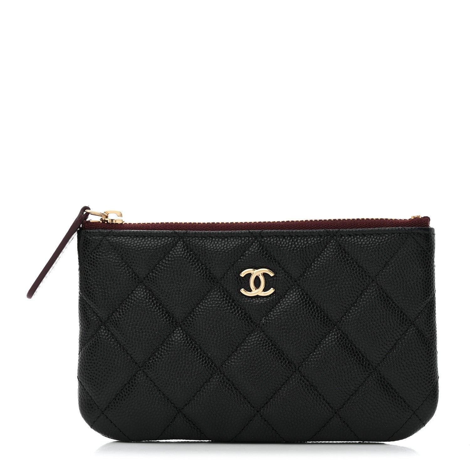 Chanel Caviar Quilted Small Cosmetic Case Black 1 of 8