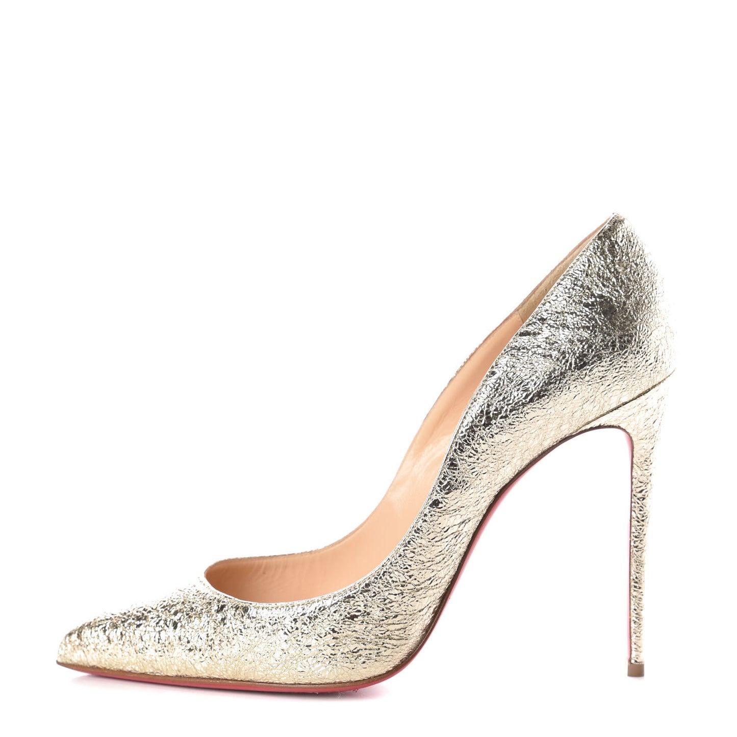 Metallic Crinkled So Kate 120 Pumps 42 Gold