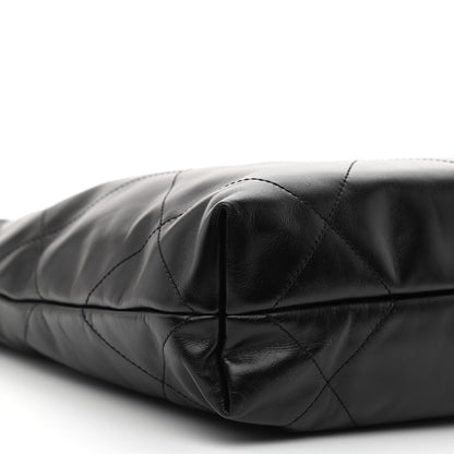 Chanel Calfskin Quilted Small Chanel 22 Black 10 of 11