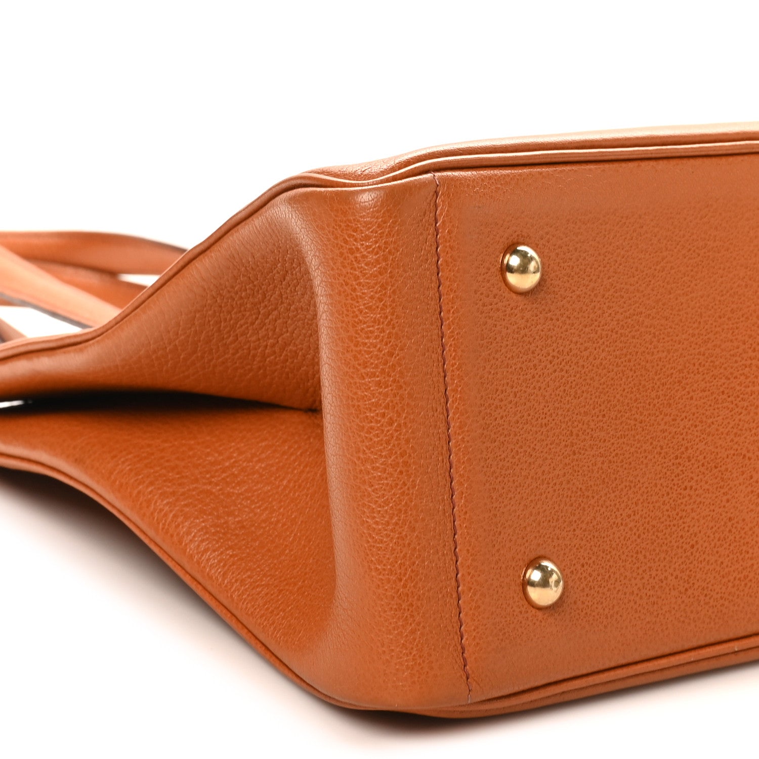 Hermes Buffle Skipper Gallop Tote Gold 9 of 10
