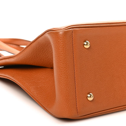 Hermes Buffle Skipper Gallop Tote Gold 9 of 10