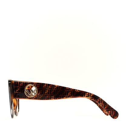 Fendi Acetate F is Fendi FF 51mm Cat Eye Sunglasses 0327/S Tortoise Camouflage 3 of 7