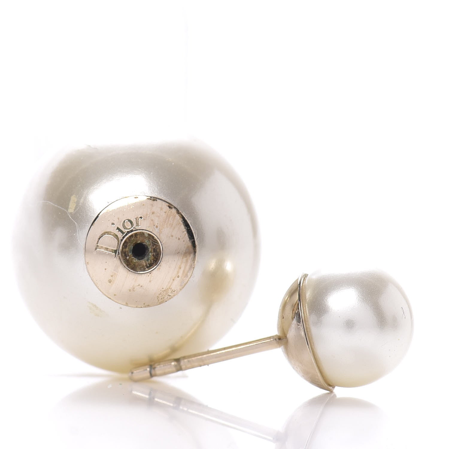 Christian Dior Pearl Mise En Dior Tribal Earrings 3 of 4