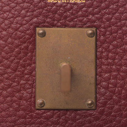 Hermes Fjord HAC Birkin 45 Rouge H 7 of 43