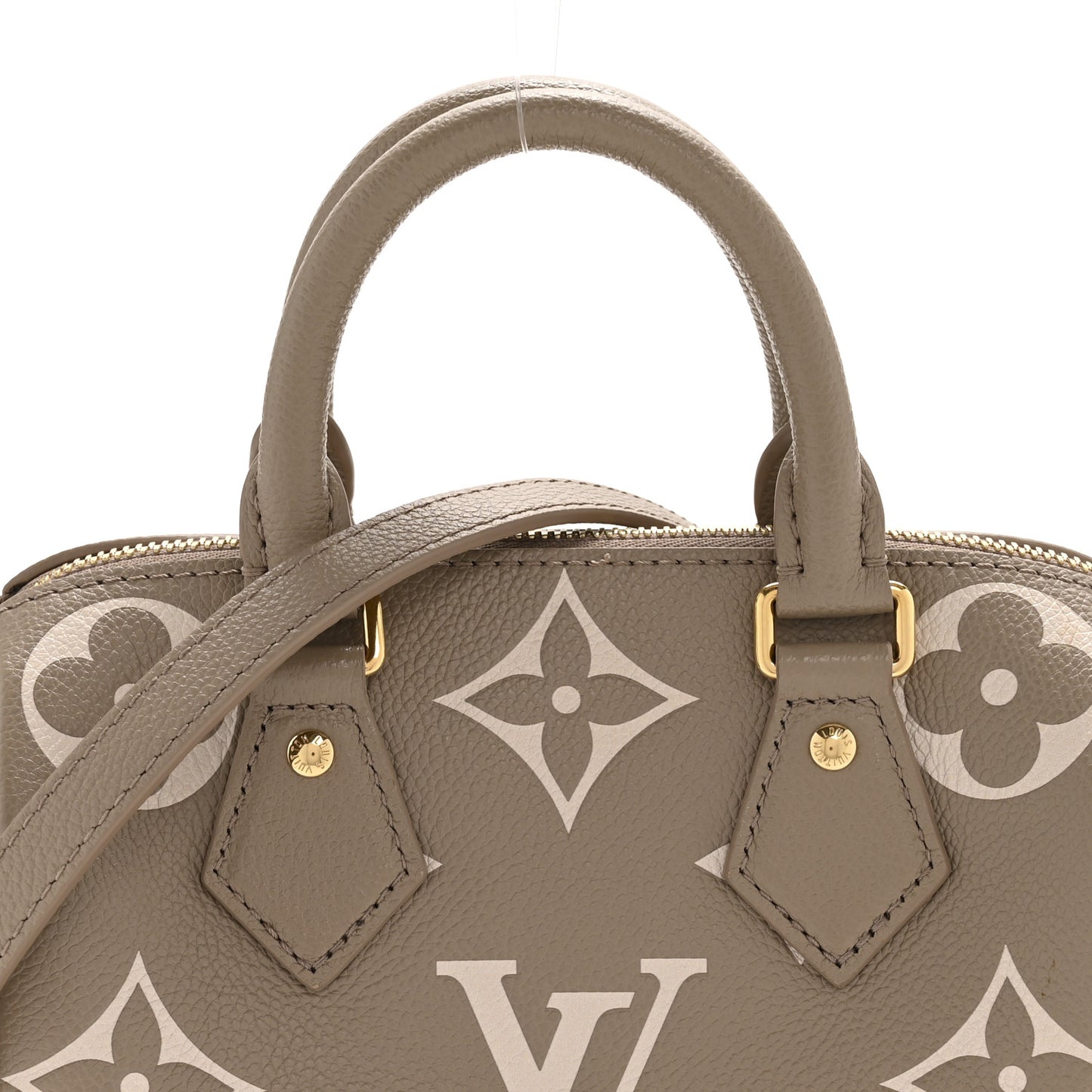 Empreinte Monogram Giant Speedy Bandouliere 20 Creme Beige