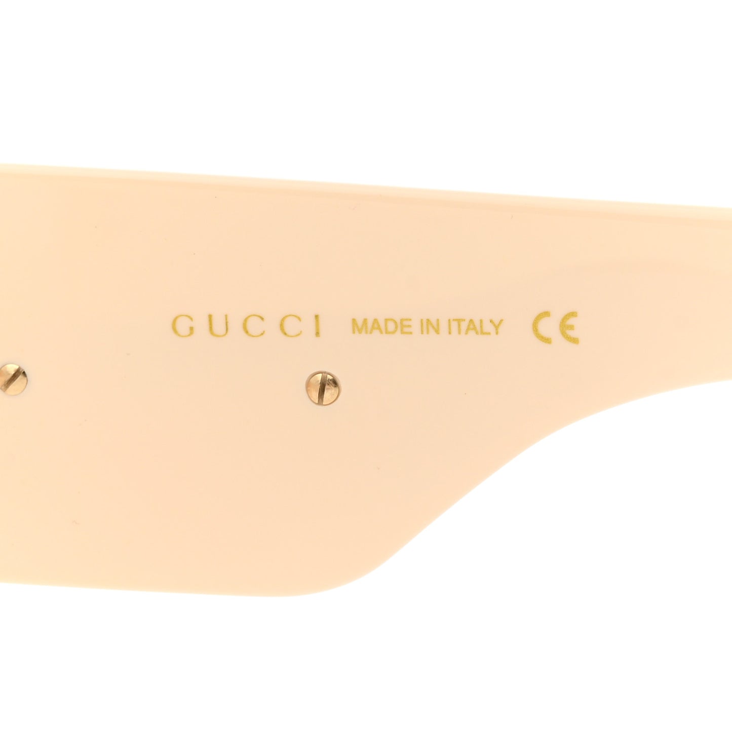 Acetate Crystal Oversize Hollywood Forever Sunglasses GG0144S Ivory