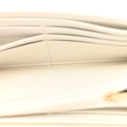 Chanel Caviar Quilted Large Gusset Flap Wallet White 5 of 13