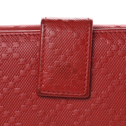 Gucci Calfskin Diamante Dice Continental Wallet Tabasco 13 of 17