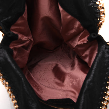 Stella McCartney Shaggy Deer Falabella Fold Over Tote Black 5 of 14