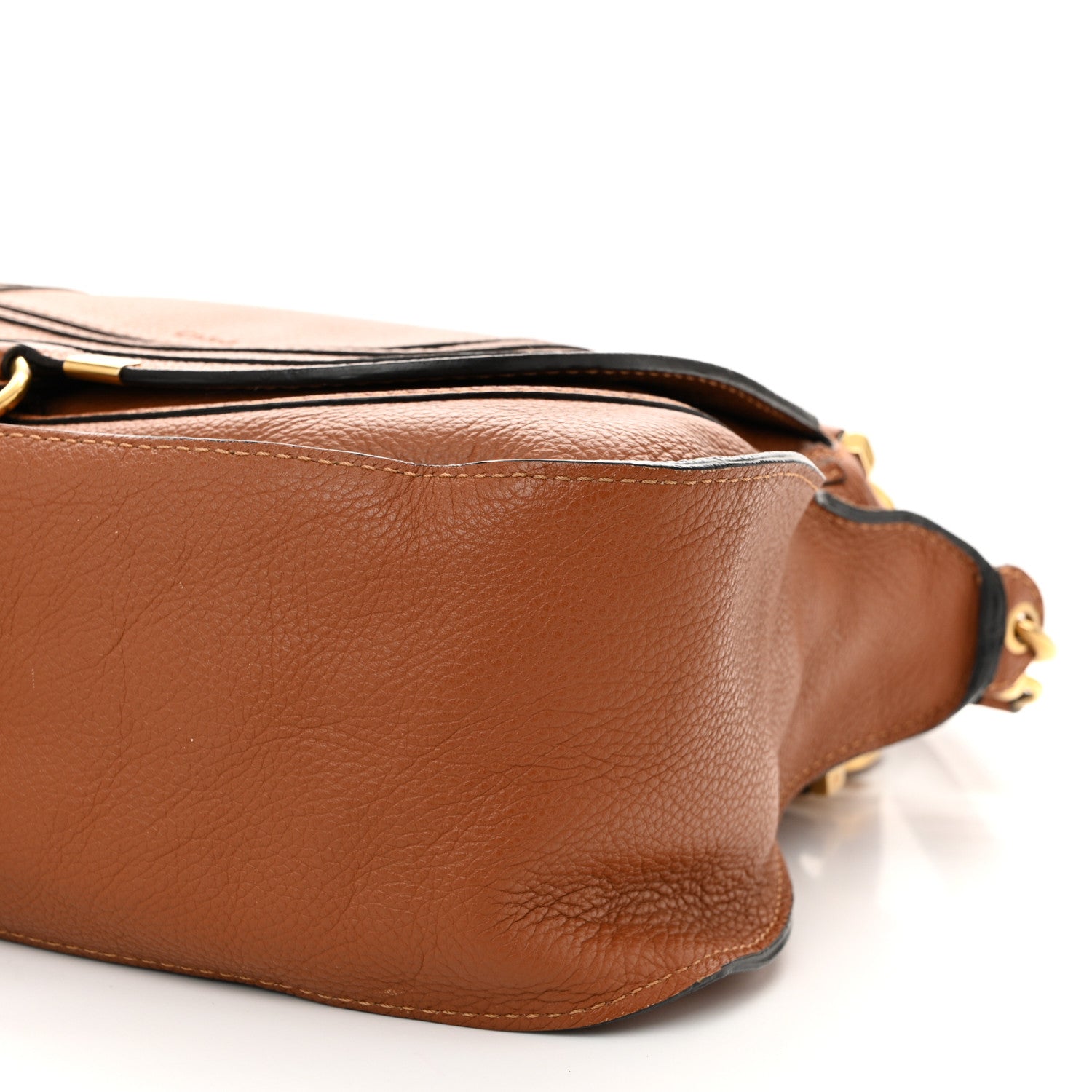 Chloe Calfskin Medium Marcie Satchel Tan 10 of 10