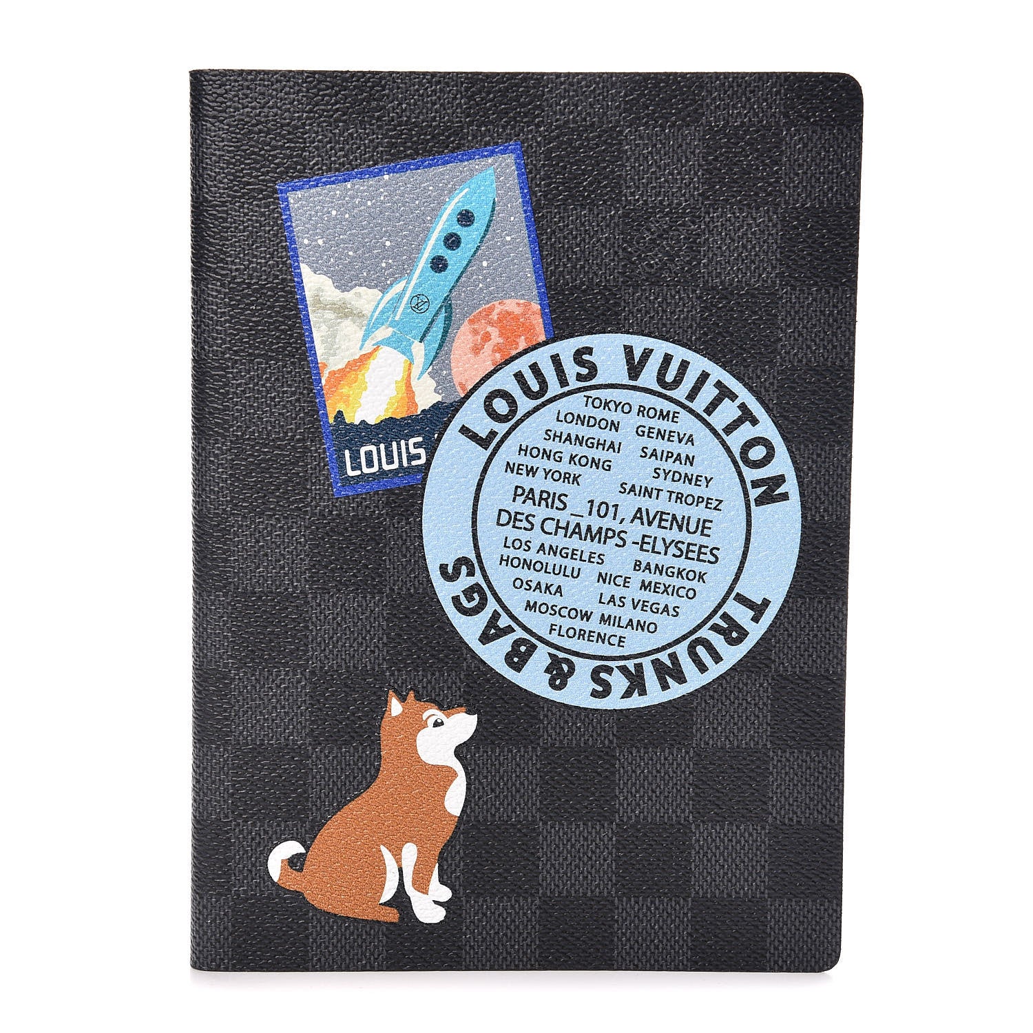 Louis Vuitton Damier Graphite My LV World Tour Clemence Notebook MM 1 of 6