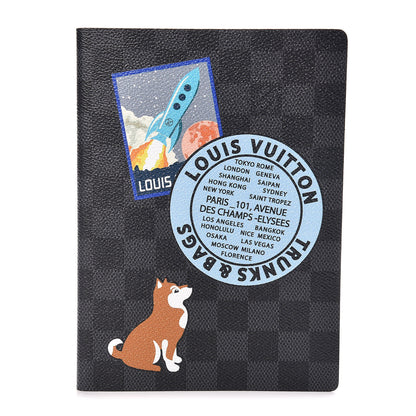 Louis Vuitton Damier Graphite My LV World Tour Clemence Notebook MM 1 of 6