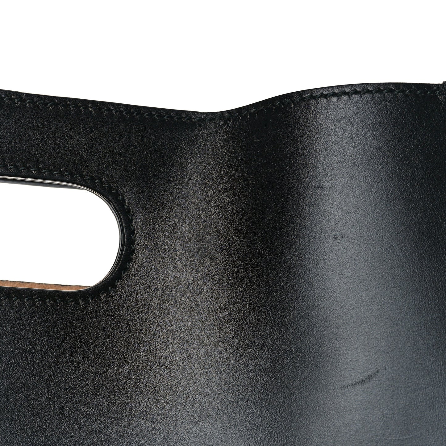 Calfskin GucciGhost Real Medium XL Tote Black Yellow