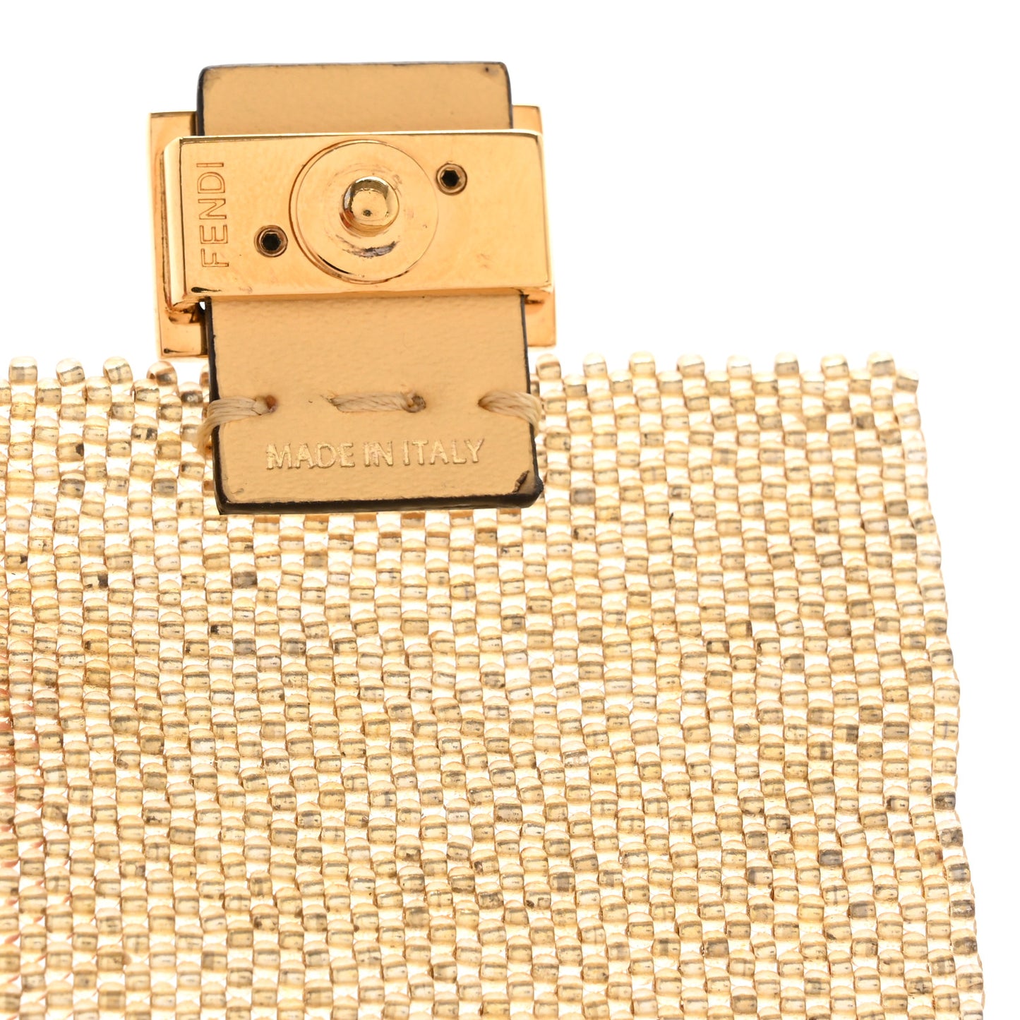 Glass Vitello King Beaded Mini Pico Baguette Charm Semolino