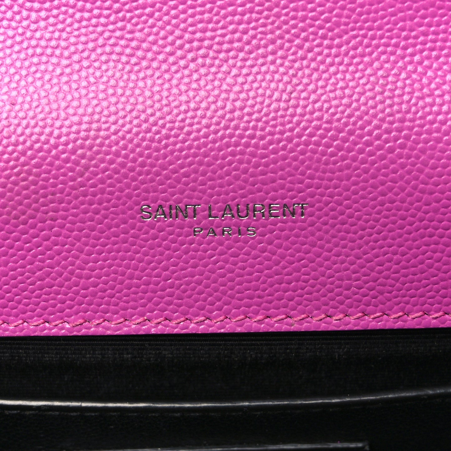 Grain De Poudre Medium Monogram Kate Satchel Dark Grape