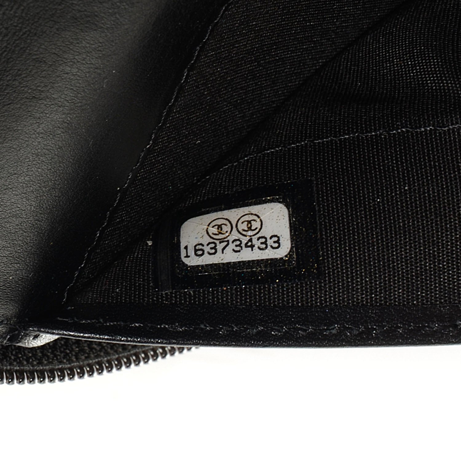 Chanel Caviar CC Timeless Large Zip Around Wallet Black 9 of 9