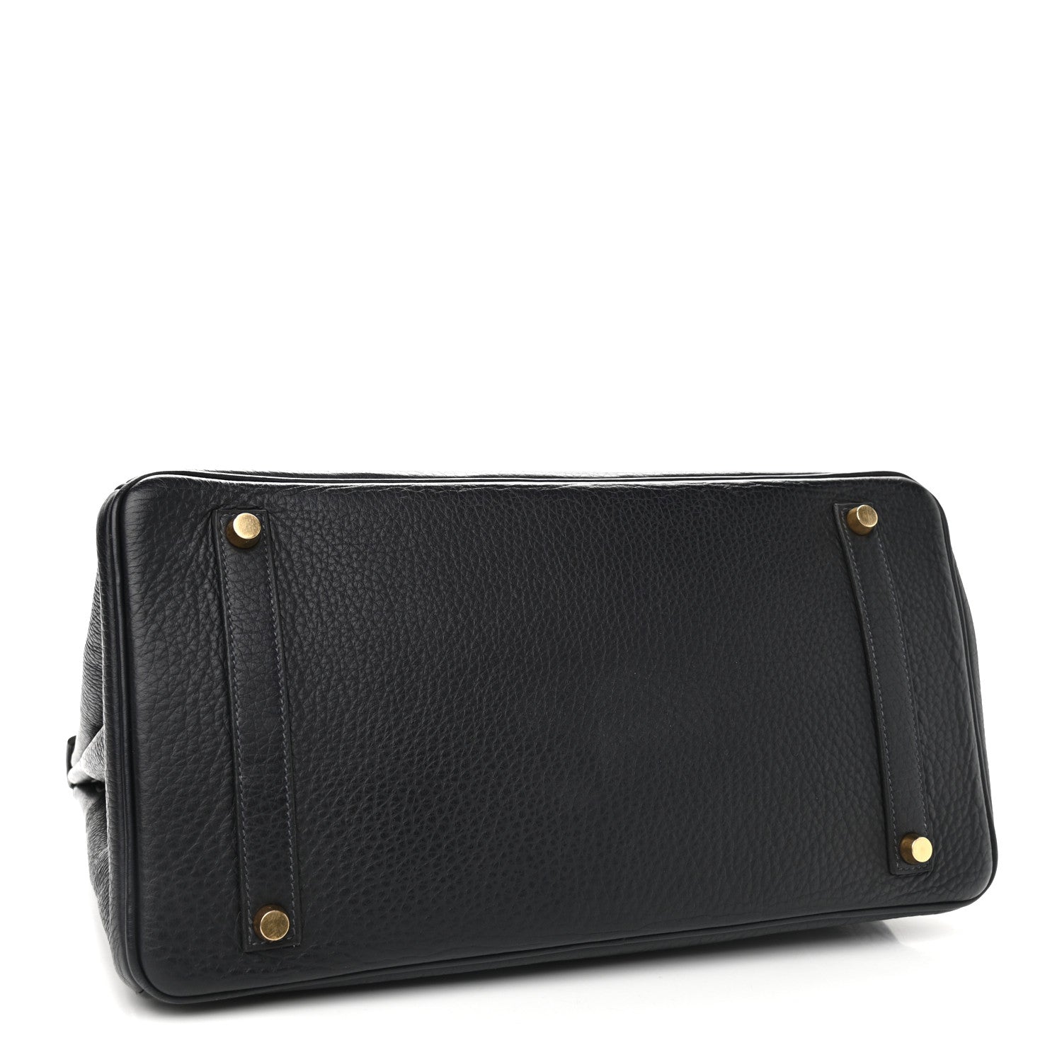 Hermes Taurillon Clemence Birkin 35 Bleu Indigo 4 of 13