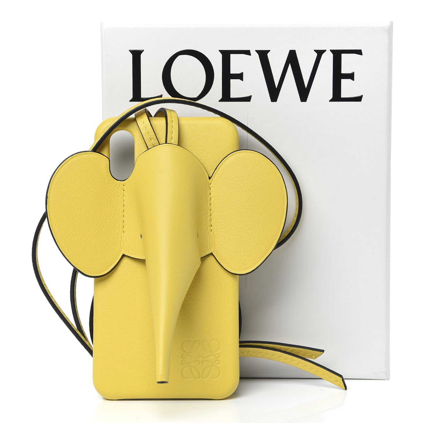 Calfskin Elephant Iphone X/XS Case Yellow