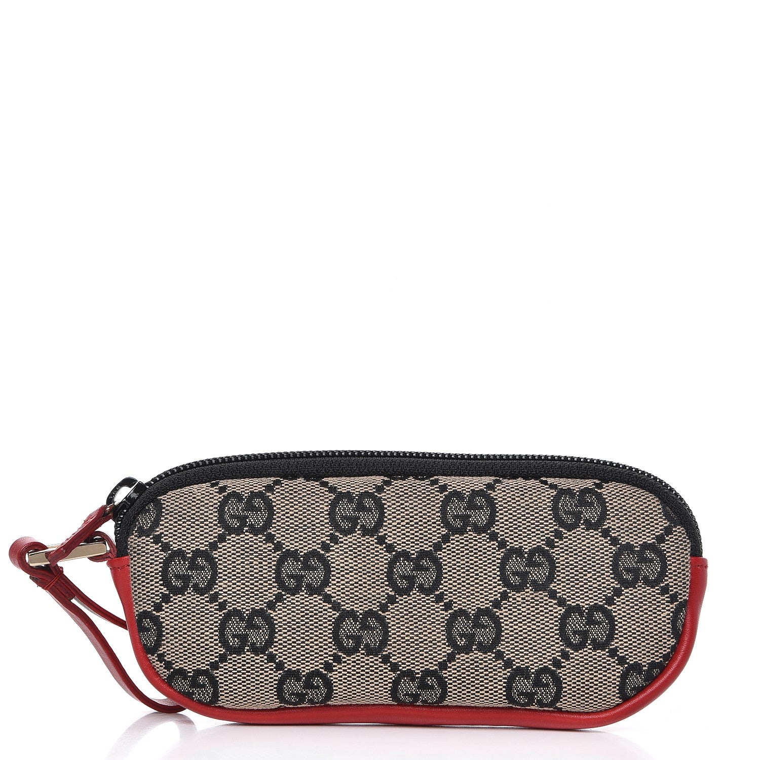 Gucci Monogram Small Cosmetic Case Red Black 1 of 7