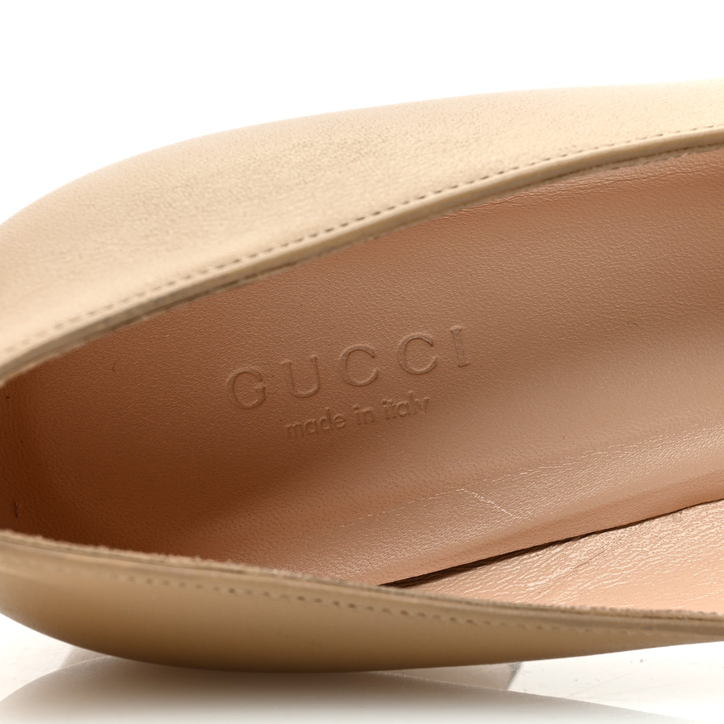 Calfskin Horsebit Loafer Pumps 39.5 Bright Camel