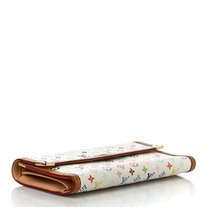Louis Vuitton Monogram Multicolor Porte Tresor International Wallet White 4 of 10