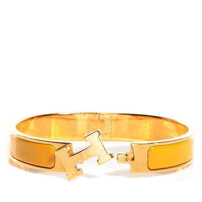 Hermes Enamel Narrow H Bracelet PM 3 of 5