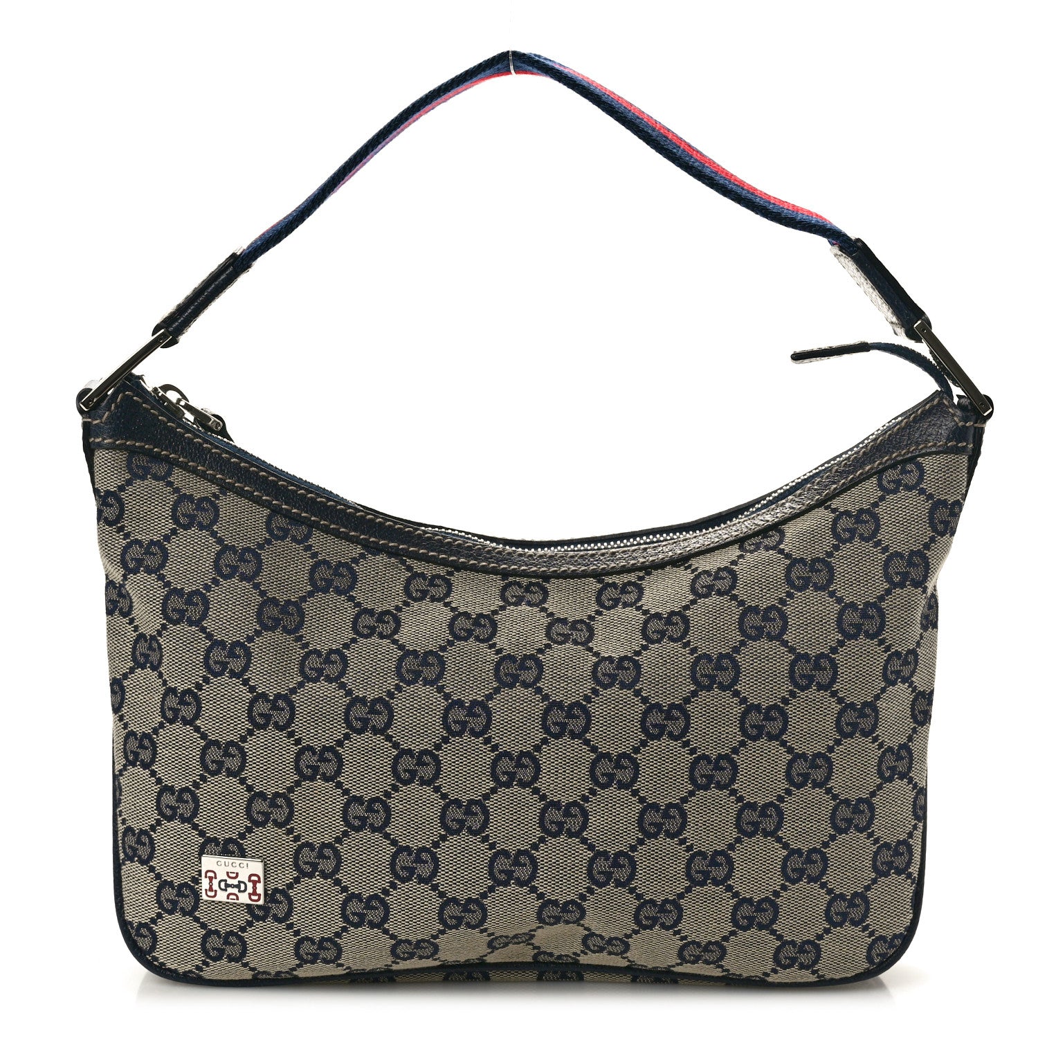 Gucci Monogram Medium Pop Hobo Navy 1 of 10