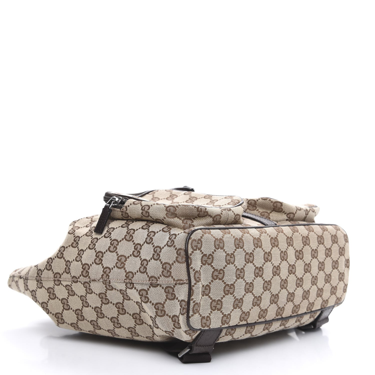 Gucci Monogram Backpack Dark Brown 3 of 8