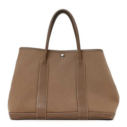 Hermes Toile Vache Garden Party 36 MM Etoupe 1 of 11
