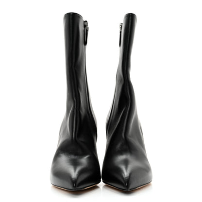 Chanel Lambskin Pearl Snake Ankle Boots 39 Black 2 of 11