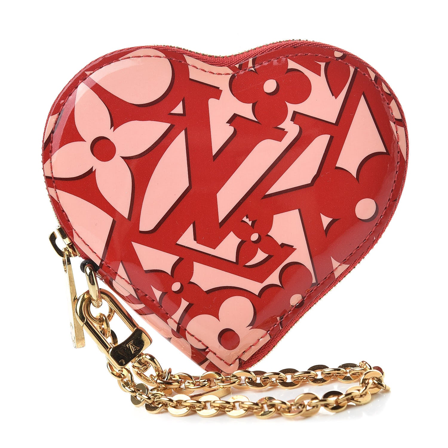 Louis Vuitton Patent Sweet Monogram Coeur Heart Coin Purse Pomme D'Amour 1 of 8