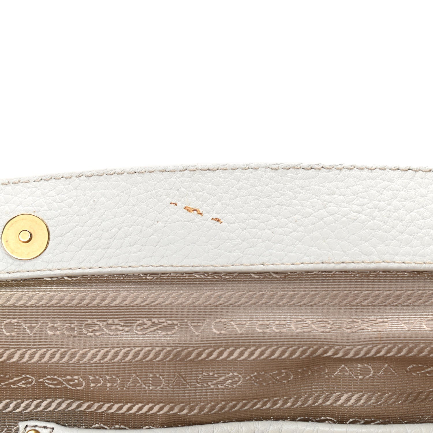 Prada Jacquard Logo Satchel Talco 10 of 11